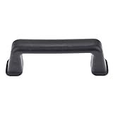 P Prettyia プラスチック製　ドア　キャビネット　プルハンドル　ブラック　プラスチック