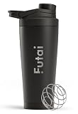 【食洗機対応】Futai プロテインシェイカー Pro 750ml(メモリ600ml) ステンレス 真空断熱スポーツボトル 保冷 水筒
