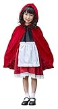 クリアストーン(Clearstone) コスプレ ハロウィン フォレストレッドケープガール キッズ 140cm 女の子 レッド