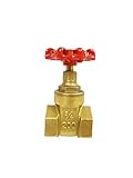 AZUMA IPS Threaded Brass Gate Valve 3/4 Inch-Lead Free. ( 12 Packs )
