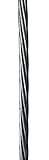 3M DBI-SALA 6110100 Lad-Saf, Flex Cable For Straight Lad-Saf System, 3/8" 1x7 Galv, 100', Silver [並行