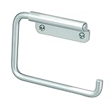 InterDesign トイレットペーパー ホルダー アルミ製 収納 壁掛け用 Metro シルバー 22340EJ
