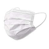 [ウェイウェイ貿易] WEIMALL やわらかマスク 30枚 大きめ マスク 不織布 大きいサイズ マスク 不織布マスク 大人用 30枚 3層構造 平ゴム 耳が痛くならない高密度フィルター ウイルス 飛沫防止 (幅210×95mm)