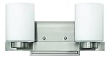 Hinkley Lighting 5052BN Miley 2-Light Outdoor Light, Brushed Nickel by Hinkley