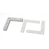 uxcell　アングルブラケット　80mmx80mmx16mm　L字型デザイン　ライトアングル　8個;