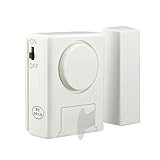 LingsFire Magnetically Triggered Alarms for Doors or Windows Home Security Window/Door Alarm Kit (4-