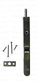 Premium Quality Door Flush Bolt with Strike and Screws (Antique Brass) [並行輸入品]