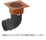 パナソニック ベンテック VB-GHE100P-W/ホワイト 薄形給排気グリル(床用)(Φ100)