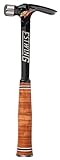 Estwing E19SM 19 oz Black Ultra Framing Hammer with Milled Face & Leather Grip [並行輸入品]