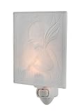 磁器Night Lightsホワイト磁器Moon Fairy Night Light 3.75 X 4.5 X 0.13インチホワイトモデル# rk7 – 450 – 07
