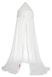 Taftan Crochetted Flowers Drape for Crib and Cot (White) by Taftan