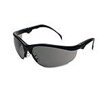 Klondike Plus Safety Glasses, Black Frame, Gray Lens (並行輸入品)