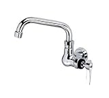 Single Wall Mount Faucet 12"(30.48cm) Swing Spoutシングルウォールマウント蛇口12 "（30.48cm）スイングスパウト [並行輸入品]