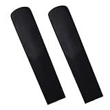 SECFOU 2個 クラリネットアクセサリー クラリネットリード部品 初心者向けクラリネットリード バスクラリネットリード 2.5 強度2.5リード 木管楽器リード サックスリード Black