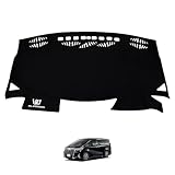 SAWAKAKI トヨタ アルファード 30系 専用 ダッシュボードマット 日焼け防止 劣化防止 保護マット ポリエステル素材 滑り止め ロゴ付き アクセサリー 内装 カスタムパーツ