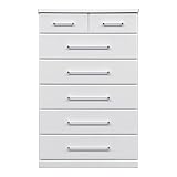 アルファタカバ ベビータンスシリーズ マリーダ 80cm幅6段 ホワイト