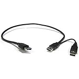 カモン(COMON) USB3.0(A:オス)→USB3.0(A:オス)+USB電源供給専用(オス)分配ケーブル(3AAA-Y)