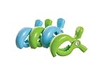 Dreambaby Stroller Buddy Blanket Clips, 4 Pack, Blue and Green by Dreambaby