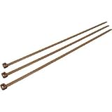 カメダデンキ:カメダ 結束バンド 超耐候性 KB-250Z-BR-100 型式:KB-250Z-BR-100（1セット:100本入）
