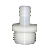 LASCO 19-9505 Male Hose Thread Adapter Barb Fitting with 1/2-Inch Barb and 3/4-Inch Male Hose Thread