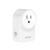 BESTEK WiFi スマートプラグ　直差し式　スマートコンセント Alexa/Google Assistant/IFTTT対応 音声制御 アプリ制御 遠隔操作可能 並行輸入品 MRJ1213