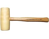 C.S. Osborne & Co. No. 89.5 3-1/2 Hickory Barrel Shaped Mallet / MADE IN USA ( MPN # 61018) [並行輸入品]