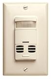 Cooper Controls OSW-DT-0601-MV-A Greengate 120-277-Volt Dual Tech-PIR Wall Switch Sensor, with Neutr