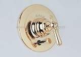 Rohl U.2000X-APC A6200Lmstn Rohl Lombardia and Avanti Bath Trim Kit for Pressure Balance with Integr