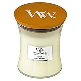 WoodWick ウッドウィック ジャーキャンドルM キャンドル 焚き火の音がするキャンドル ギフト 女性 プレゼント 香り アロマ (リネン)