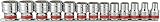 KT Pro Tools A4001SR 1/2' Drive 12-Point Socket Set [並行輸入品]