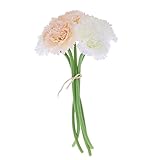 Anself 6pcs 人工カーネーション造花 シルクの花 ホーム ホテル ブライダル ウェディングパーティー装飾