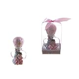 Lunaura Baby Keepsake - Set of 12 "Girl" Baby in Hot Air Ballon Favors - Pink by Lunaura [並行輸入品]