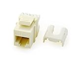 On-Q/Legrand WP3476LA50 Contractor Quick Connect Cat6 RJ45 T568-A/B Keystone Connector (Pack of 50),