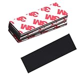 マグネットシート 強力 両面テープ付き 厚さ2mm 50×20mm 10枚 磁石 シート ラバーマグネット DIY 壁面収納 ブラック NYANDELMO ND-0398-R04-50×20mm-10