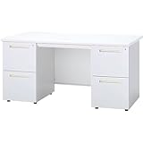 ODS-147-2L2R WH オフィスデスク 両袖机 W1400mm 2段左/2段右 天板：ホワイト