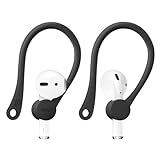 【elago】 AirPods 対応 イヤーフック イヤホン 落下防止 アクセサリー イヤーピース イヤフォン ホルダー [ Apple AirPods1 / AirPods2 Wireless Charging Case エアーポッズ 対応 ] EAR HOOK ブラック