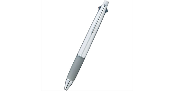 Amazon Co Jp 三菱 ジェットストリーム4 1 シルバー ボールペン 4色 シャーペン 0 7 0 5 じぇっとすとりーむ みつびし ビジネス 文房具 文具 筆記具 日本製 F7135 03 食品 飲料 お酒