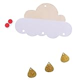 ノーブランド品 北欧風　曇形　壁　装飾品　キッズ　ベビールーム　保育園　壁掛け　アート　全３色選ぶ - 白