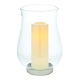 Candle Impressions cat11859clクリアガラスUrn withプログラム可能なタイマー、7.5 27.5
