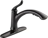 Delta 4353-RB-DST Linden Single Handle Pull-Out Kitchen Faucet, Venetian Bronze [並行輸入品]