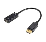VECASH HDMI のアダプターへの 4K DisplayPort、レノボの Dell HP および他と互換性がある HDMI 1.4 スクリーン DP の表示ポートへの単方向 DP 1.2 コンピュータ