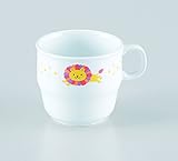 高級こどもベビー食器　ダイアセラム　ライオンしょくたん　スタッキングマグカップ　5個セットまとめ買い日本製　美濃焼と先端テクノロジーの高強度磁器食器　保育園専用食器　
