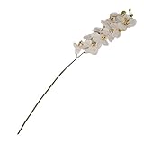ALEKO ® foly23人工23インチゴージャスなOrchid Flower Colorホワイト、ライトイエロー