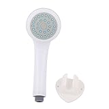 uxcell シャワーヘッド　ブラケット　ハンドヘルド式　ユニバーサル　プラスチック　ホワイト　バスルームバスボート