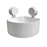 Binmer ( TM )吸盤バスルームキッチンストレージコーナーラックオーガナイザープラスチックシャワーシェルフ Binmer(TM)