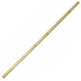 マルチ目的ソリッドNatural Rattan Pole for Garden Stake、クローゼットロッド、またはSCA Prop 8-ft x 1.25-in ブラウン 695511498053