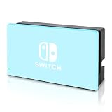 Dlseego Switch ドックカバー Switch対応 ドックカバー ニンテンドースイッチドックカバー switch ドック ケース Switch充電ドック対応カバー NS対応 PC素材 全面保護 薄型 キズ防止 取り付け簡単 防塵 防汚 ブルー