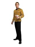 Star Trek Movie (2009) - Gold Shirt Deluxe Adult Costume スター?トレックムービー（2009） - ゴールドシャツデラックス大人用コスチューム♪ハロウィン♪サイズ：Medium