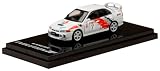 HJ64 1/64 三菱ランサー GSR EVOLUTION IV GR.A ラリーグラフィック スコーティアホワイト 完成品
