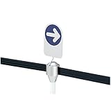 プラス　ベルト式パーティションポール　案内板　BP-800IB